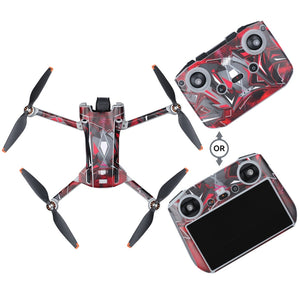 For DJI Mini 3 Pro Remote Control Body Sticker ,Spec:, RC-N1 Without Screen, RC With Screen