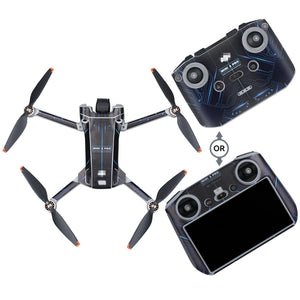 For DJI Mini 3 Pro Remote Control Body Sticker ,Spec:, RC-N1 Without Screen, RC With Screen