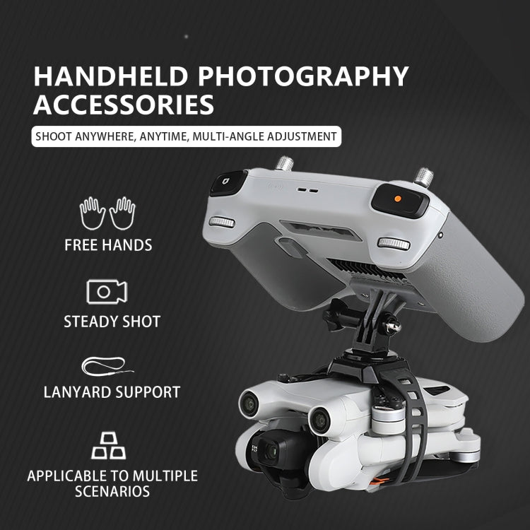 For DJI Mini 3 Pro RCSTQ Handheld Camera Device Remote Control Fixed Body Grip, Kit 1, Kit 2