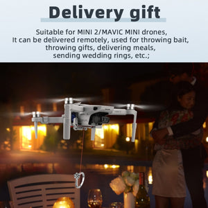 For DJI MINI 2/Mavic Mini/Mini SE  Airdrop System Fishing Bait Wedding Ring Deliver Life Rescue Throw Thrower, For DJI MINI 2/Mavic Mini