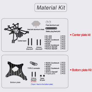 Suitable for DJI Avata 3.5-inch Upgrade Frame Kit, Rack, Rack+4 Motors