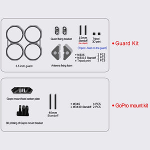 Suitable for DJI Avata 3.5-inch Upgrade Frame Kit, Rack, Rack+4 Motors