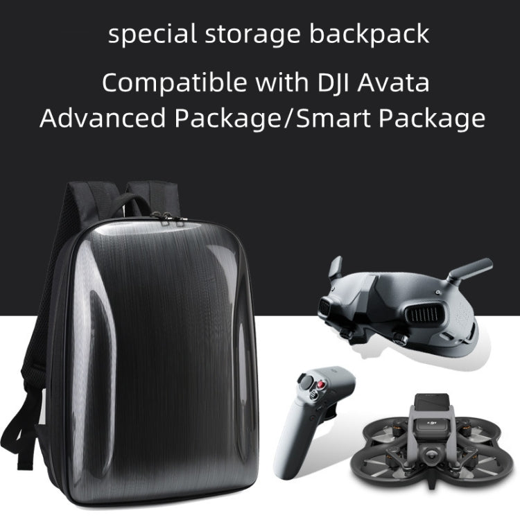 For DJI AVATA Storage Bag Hard Shell Waterproof Shoulder Bag Backpack, Style 2 Black Lining, Style 2 Yellow Lining