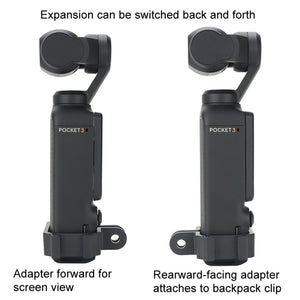 For DJI OSMO Pocket 3 Expansion Bracket Adapter Gimbal Camera Mounting Bracket Accessories, Expand Bracket, Expand Bracket+Backpack Clip, Expand Bracket+Mini Triangle, Expand Bracket+Backpack Clip+Mini Triplet