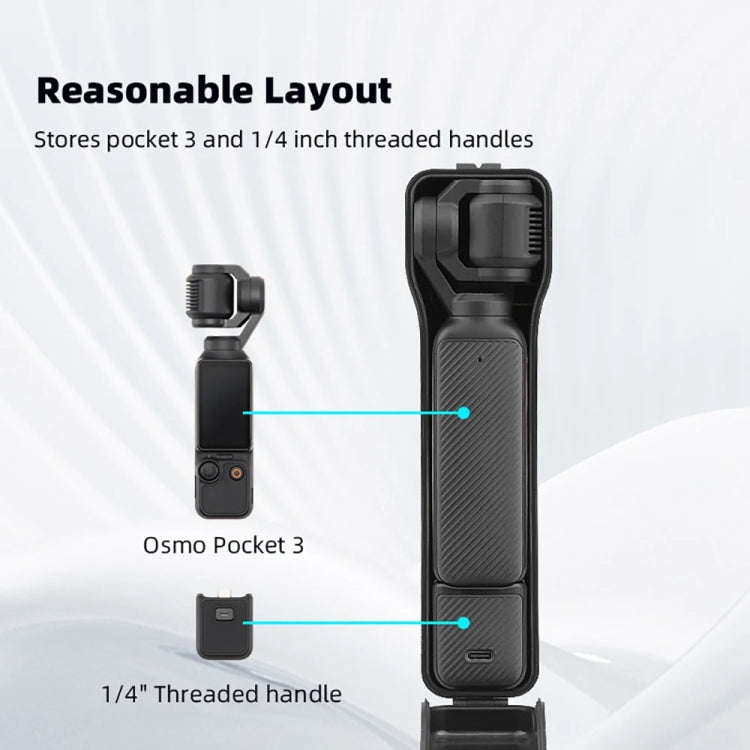 For DJI OSMO POCKET 3 BRDRC Waterproof Storage Box Protective Shell  With Lanyard, BRDRC