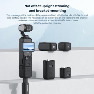 For DJI Osmo Pocket 3 AMagisn Silicone Protection Case Movement Camera Accessories, 5 In 1 Black, 5 In 1 Blue, 5 In 1 Gray, 7 In 1 Black, 7 In 1 Blue, 7 In 1 Gray