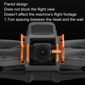 For DJI Avata 2 RCSTQ Aluminum Alloy Flying Machine Lens Collision Protection Bar, Protection Bar (Red), Protection Bar (Orange)