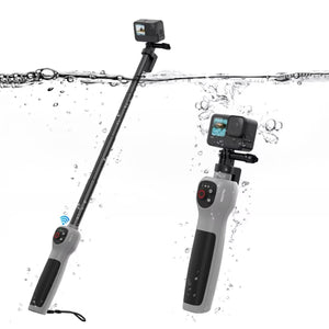 TELESIN 0.85m Underwater Selfie Stick Wireless Remote Control For GoPro HERO12 Black / HERO11 Black / HERO10 Black / HERO9 Black / HERO8 Black, Selfie Stick