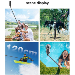 Ball Joint Selfie Stick Sports Camera Extension Rod for DJI / GoPro HERO / Insta360, aMagisn 70cm 1/4 Inch, aMagisn 70cm 3-claw, aMagisn 120cm 1/4 Inch, aMagisn 120cm 3-claw