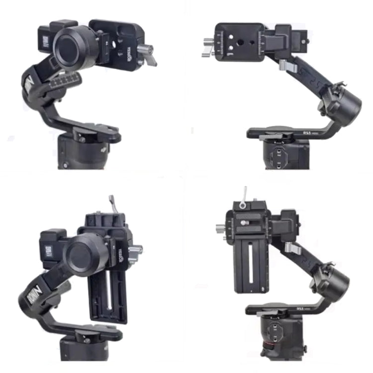 For DJI Ronin RS 3 Pro / RS 3 / RS 2 Vertical Shooting Plate Mount Stabilizer Accessories