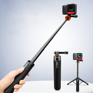 VRIG Action Camera Tripod Selfie Stick 17-51cm Adjustable Extension Pole for Insta360 / DJI Action / GoPro HERO