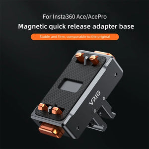 VRIG Magnetic Quick Release Adapter for Insta360 /  DJI Action / GoPro HERO, Base, Base+Top Cover Kit