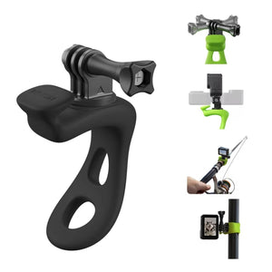 TELESIN Action Camera Mount Silicone Adjustable Mini Flexible Bracket For GoPro HERO / Insta360 / DJI Action Camera, Green, Orange, Black, Gray