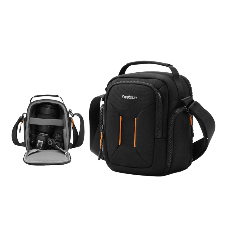 Cwatcun D140 Shoulder Crossbody Camera Storage Bag Shockproof Dropproof Leisure Outdoor Small Bag