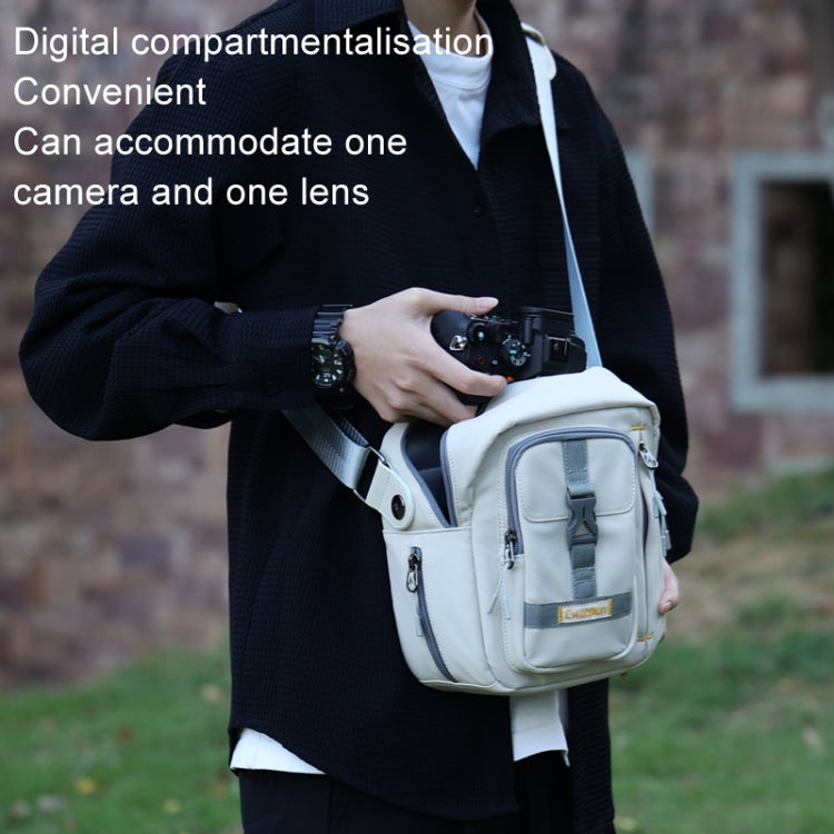 Cwatcun D155 Shoulder Casual Microslr Camera Storage Bag Lightweight Digital Photography Bag