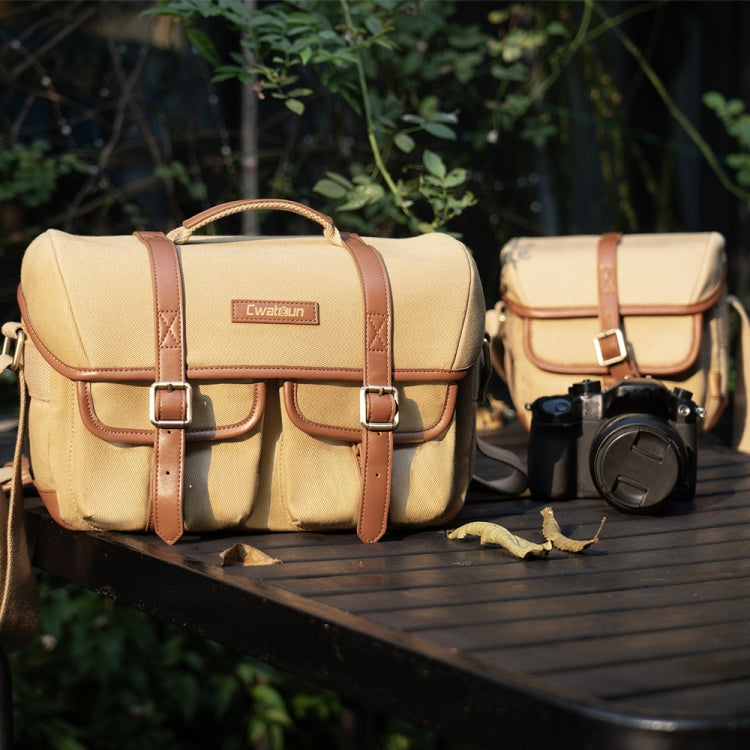 Vintage Camera Bag Crossbody Canvas Digital Bag