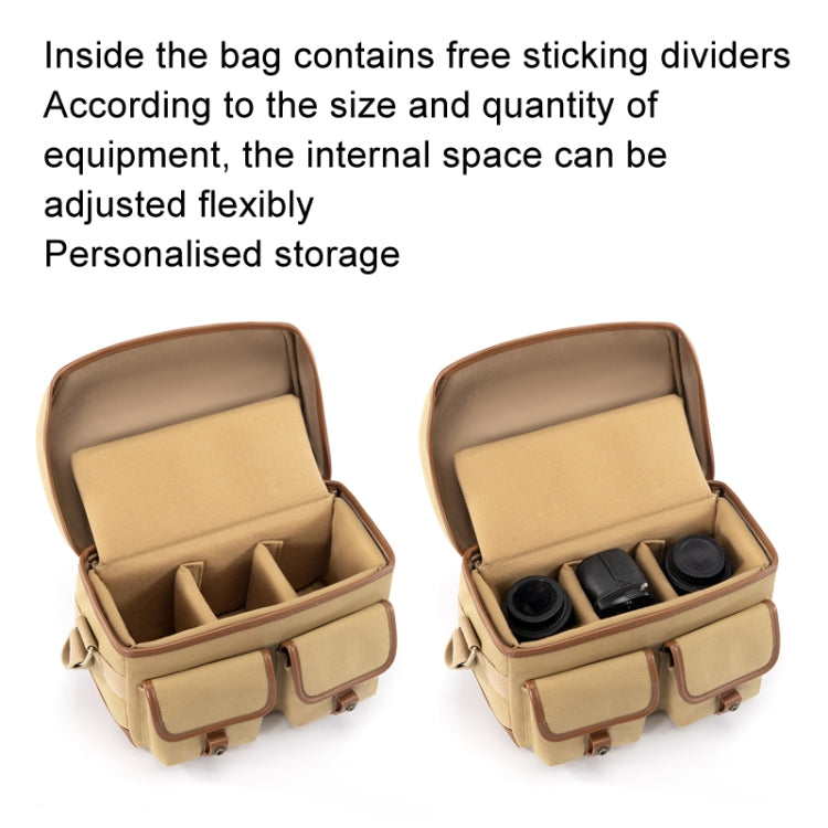 Vintage Camera Bag Crossbody Canvas Digital Bag