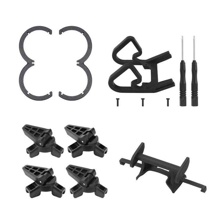 For DJI Neo CQT Impact Protection Cover + Bumper + Folding Stand + Tail Wing 4 In 1 Set, 4 In 1 Set