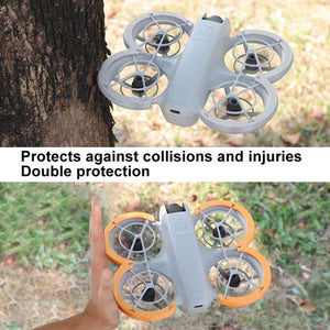 For DJI Neo CQT Impact Protection Cover + Bumper + Folding Stand + Tail Wing 4 In 1 Set, 4 In 1 Set