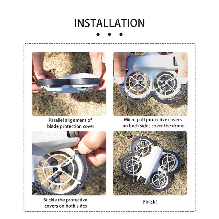 For DJI Neo CQT Paddle Bumper Ring Protective Cover Scratch Resistant Bumper Strips