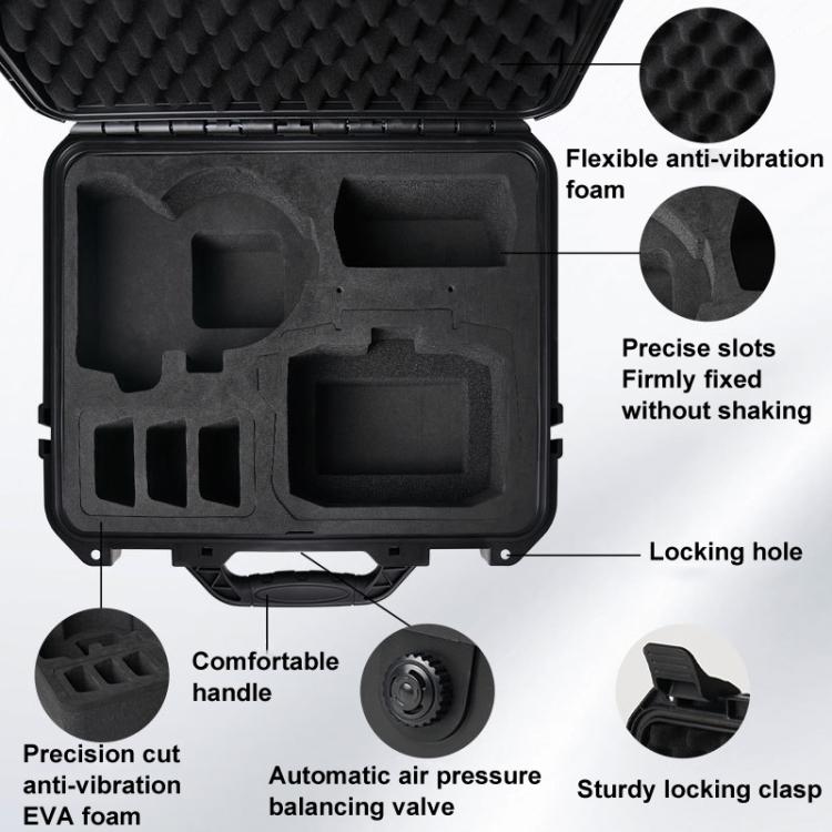For DJI Flip CYNOVA FL-AQX-CY IP67 Waterproof Pressure And Shock Resistant Safety Case