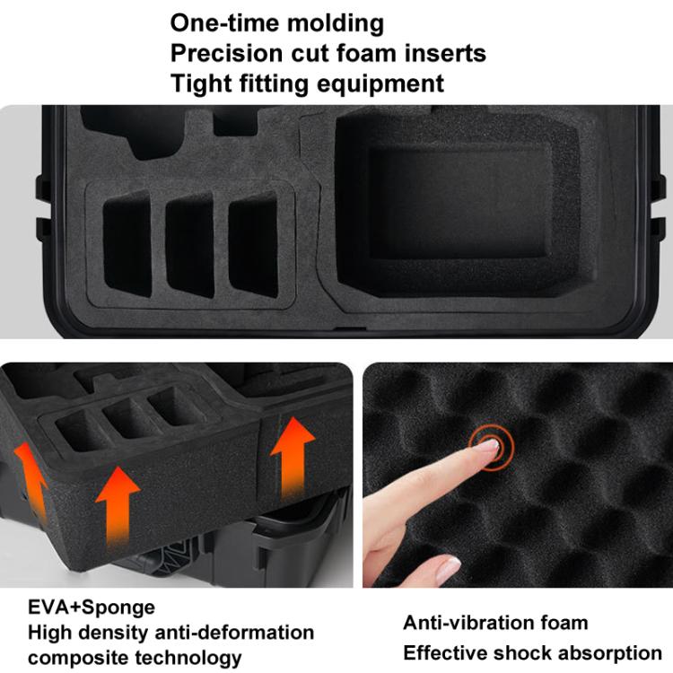 For DJI Flip CYNOVA FL-AQX-CY IP67 Waterproof Pressure And Shock Resistant Safety Case