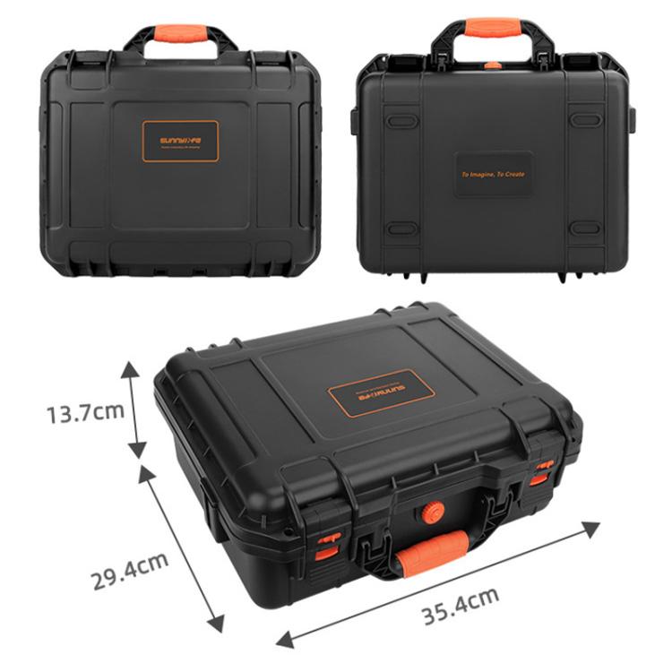 For DJI Flip Sunnylife AQX-19 Waterproof Storage Protective Suitcase Aerial Camera Smooth Flying Kit Bag, AQX-19