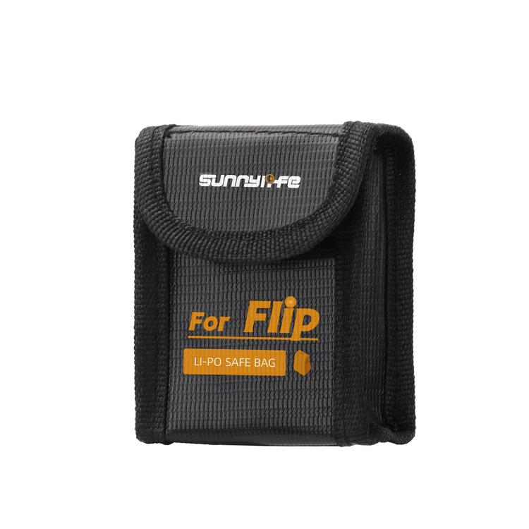 For DJI Flip Sunnylife Battery Explosion Proof Bag Li-ion Safety Storage Bag Flame Retardant Protective Bag, Small (For 1 Battery), Medium (For 2 Batteries), Large (For 2 Batteries)