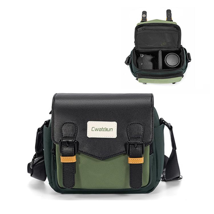 Shoulder Camera Bag Multi-functional Casual Color Clash Lightweight Storage Bag