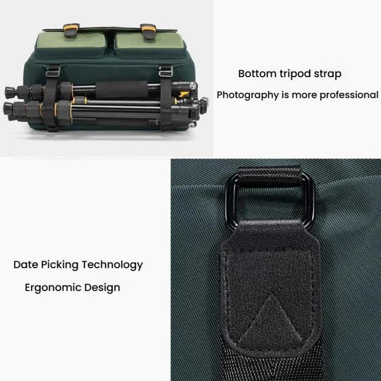 Shoulder Camera Bag Multi-functional Casual Color Clash Lightweight Storage Bag