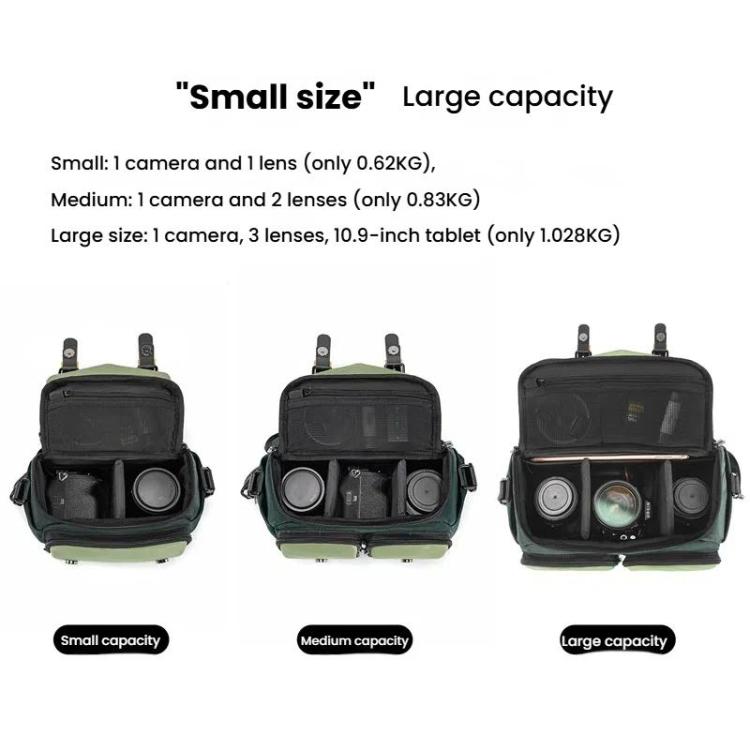 Shoulder Camera Bag Multi-functional Casual Color Clash Lightweight Storage Bag