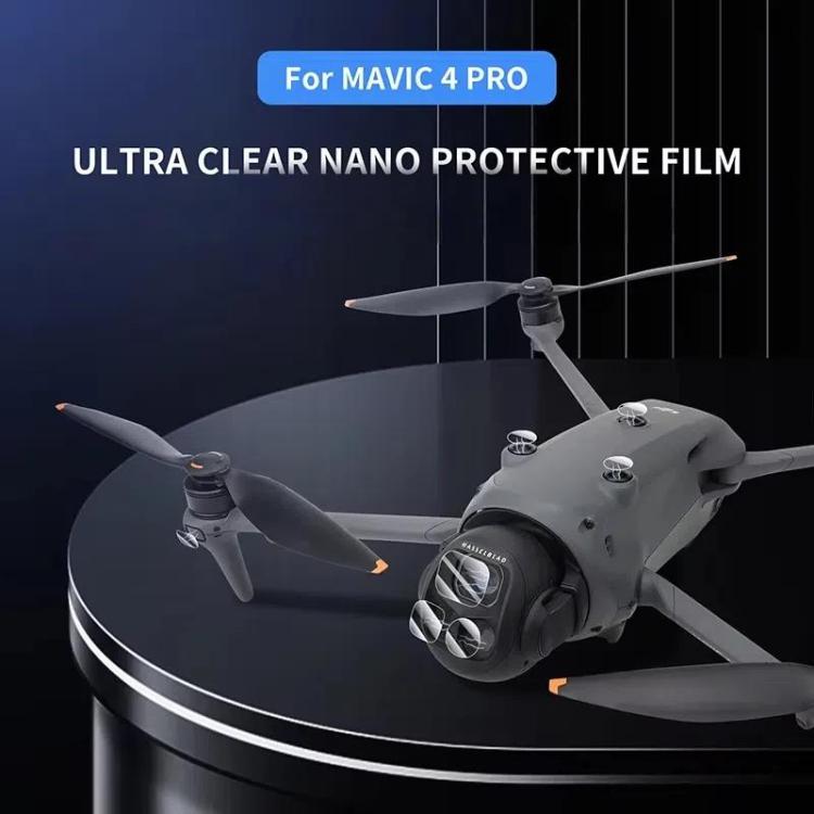 CQT Nano Coating Protective Film for DJI Mavic 4 Pro Lens & Sensor Screen Protector with Hot Air Blower Kit, Screen Film