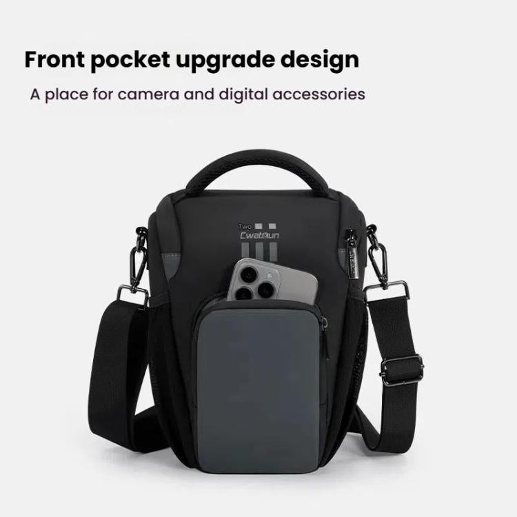 Lightweight Portable Leather Film Material Camera Crossbody Bag