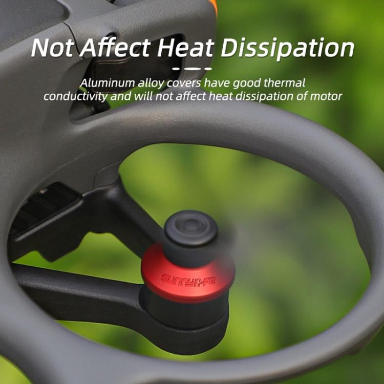 For DJI Avata 2 Sunnylife AT2-MD787 Motor Anti-dust Cover Aluminum Alloy Motor Protection Cover