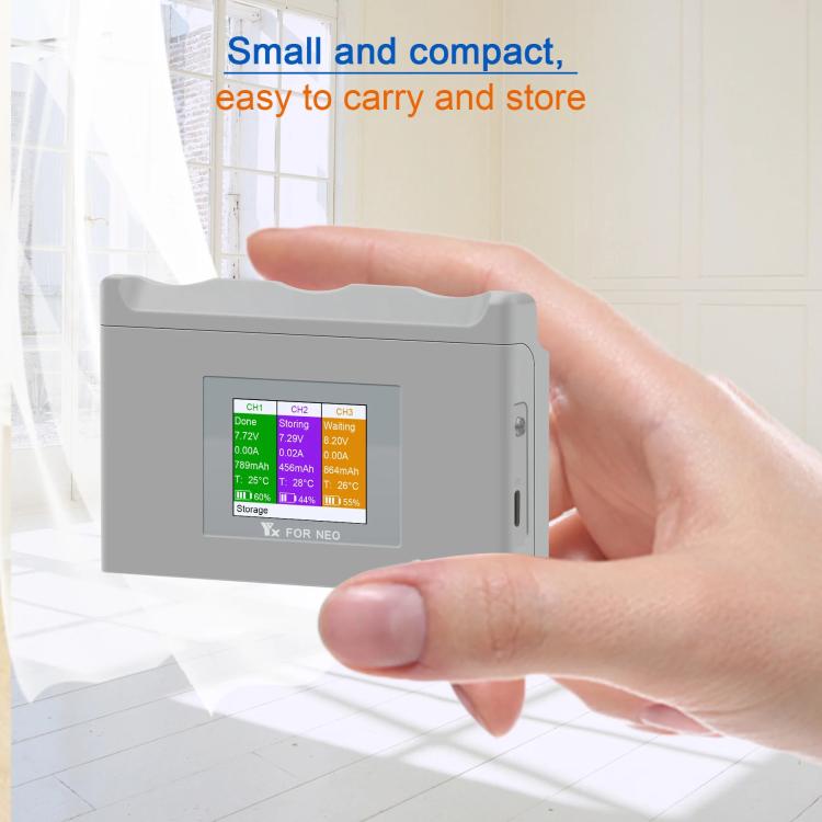 For DJI Neo Battery Charger YX 3-way Color Screen Charger Hub Charging Station