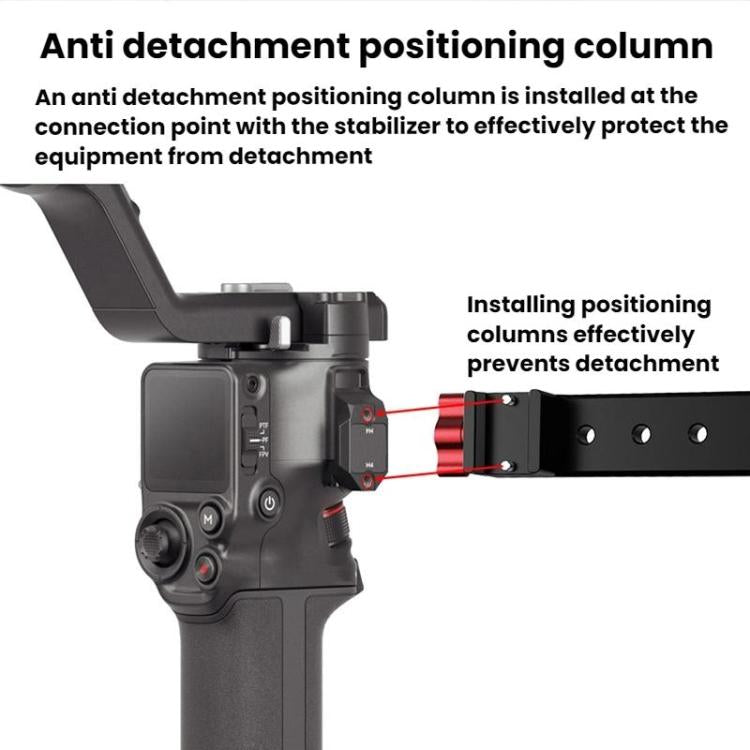 Gimbal Wooden Handle Chute Snail Gimbal Side Handle Grip,For DJI RS 4 Mini / 4 PRO / 3 / 3 Mini / 3 PRO / 2