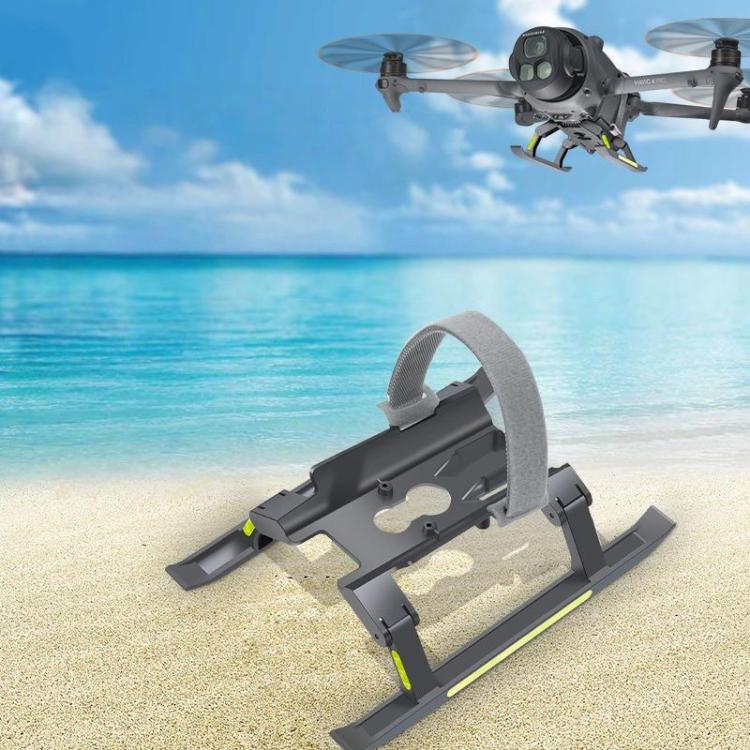 For DJI Mavic 4 Pro Drone YX  Foldable Heightening Landing Gear with Reflective Strips