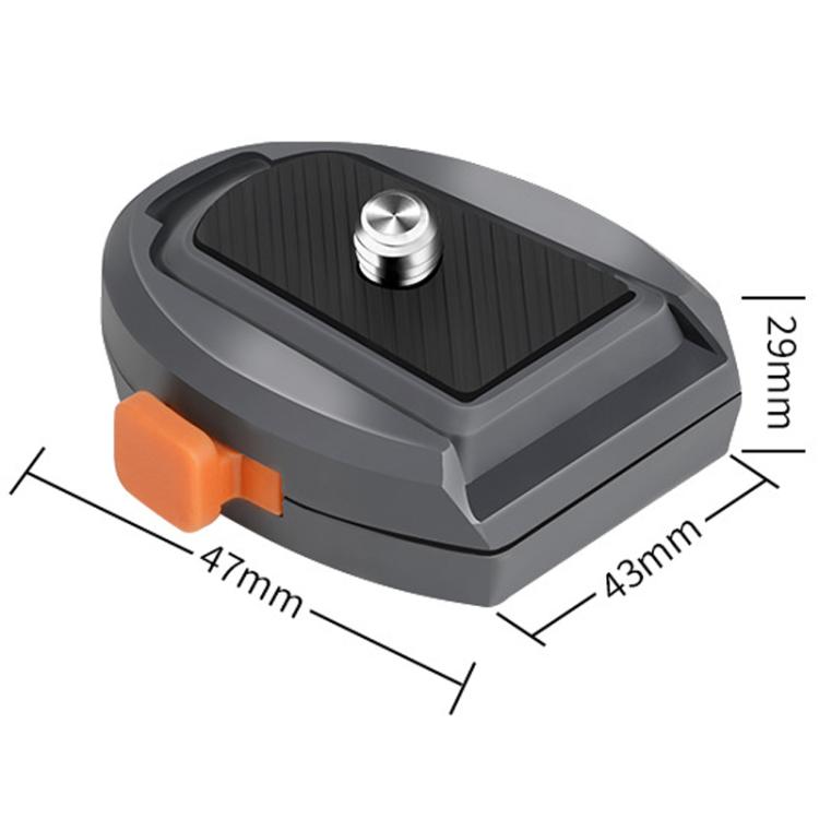 Quick Release Quick Mount Plate Gimbal Base Accessories For Phones Mirrorless Cameras Action Cameras