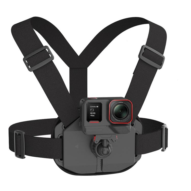 Universal Magnetic Quick-Release Chest Mount Harness For Action Cameras POV Hands-Free Recording