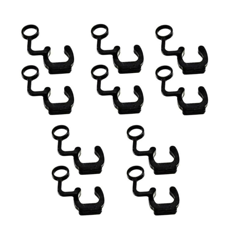 10pcs Silicone Locking Buckle Sports Camera Accessories Safety Buckle Surfboard Base Fixed Base Plug Anti-Release Buckle