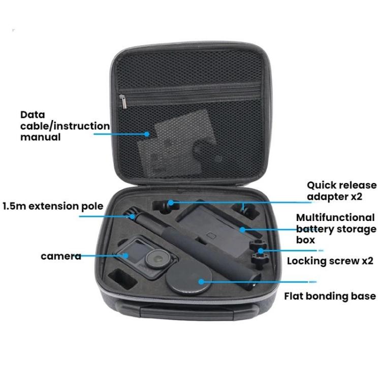 For DJI Osmo Action 5 Pro / 4 / 3 Action Camera Storage Bag