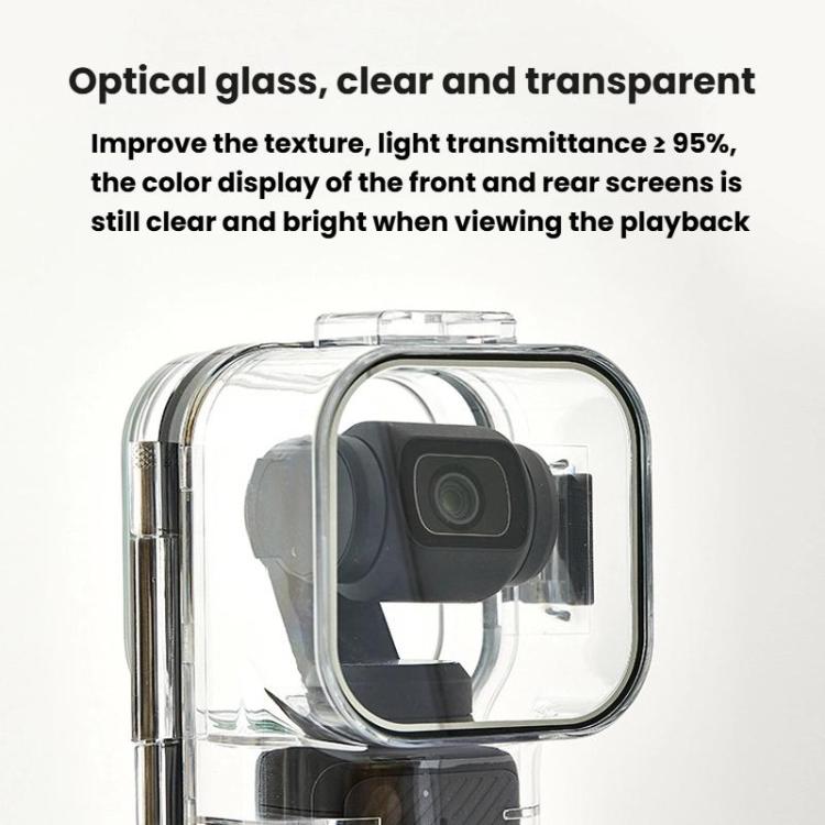 For DJI Osmo Pocket 3 HD Waterproof Case Camera Underwater Protective Cover, HD Waterproof Case