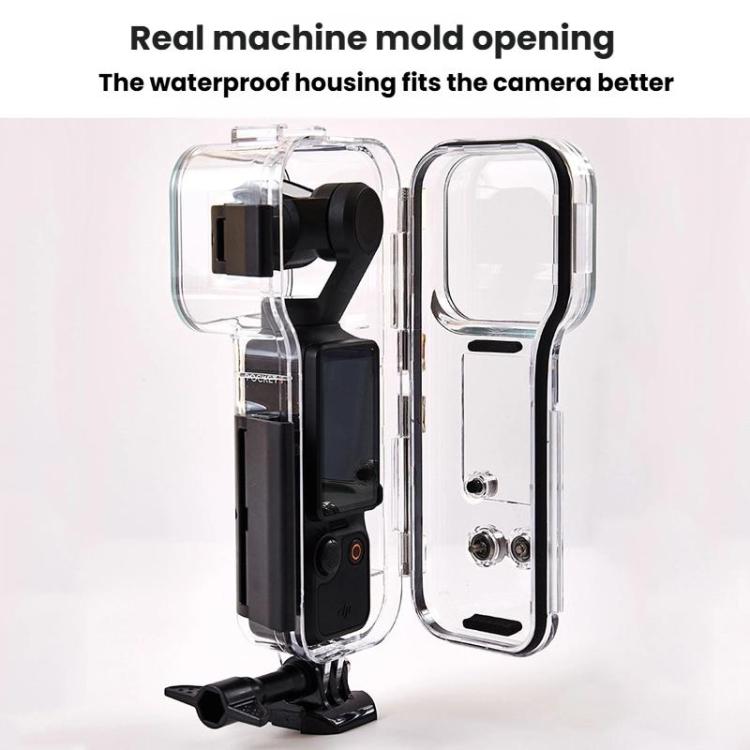 For DJI Osmo Pocket 3 HD Waterproof Case Camera Underwater Protective Cover, HD Waterproof Case