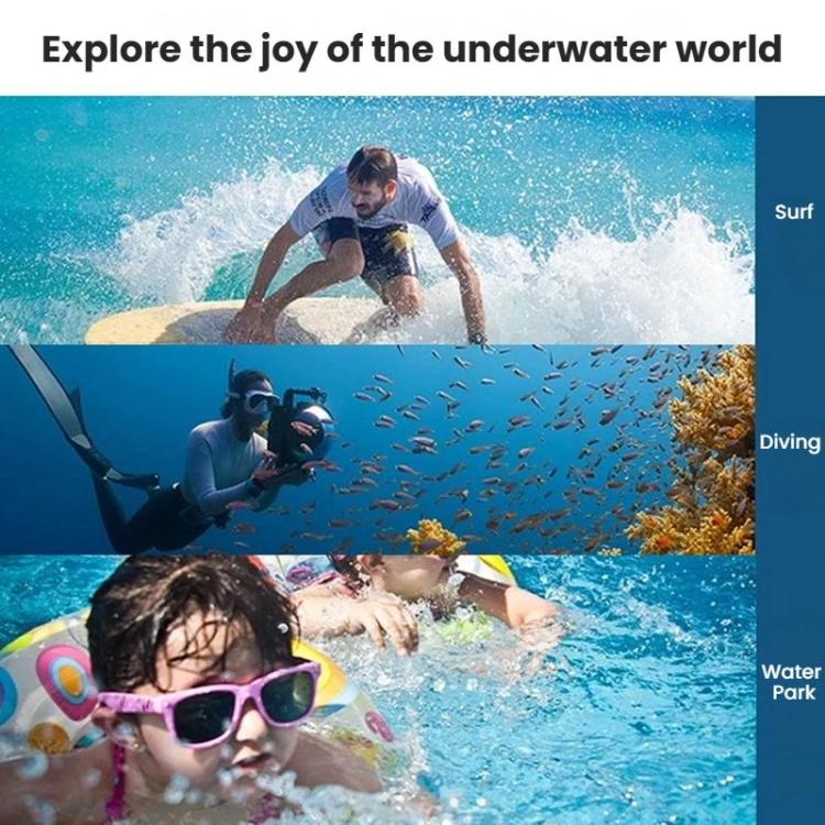 For DJI Osmo Pocket 3 HD Waterproof Case Camera Underwater Protective Cover, HD Waterproof Case