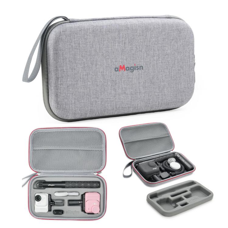 For Insta360 GO Ultra aMagisn Storage Case Protective Bag for Camera, Silicone Sleeve, Cage, Selfie Stick and Accessories