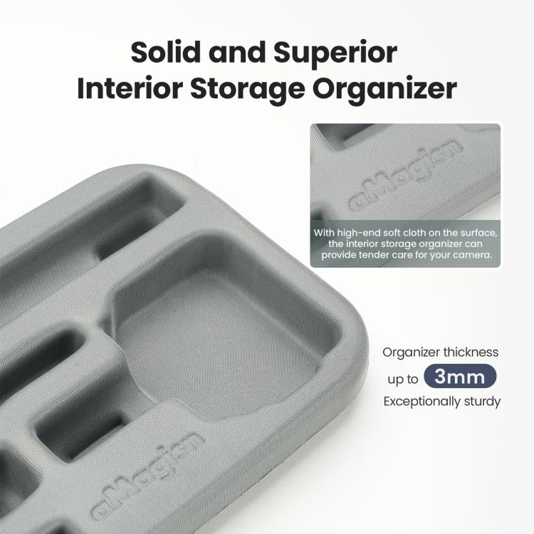 For Insta360 GO Ultra aMagisn Storage Case Protective Bag for Camera, Silicone Sleeve, Cage, Selfie Stick and Accessories