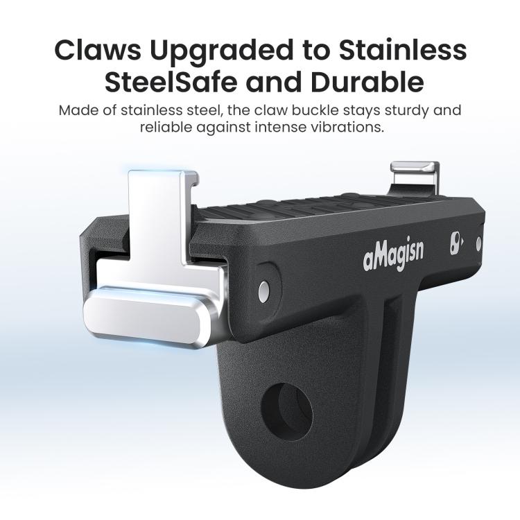 For Insta360 Go Ultra Camera aMagisn Quick Release Magnetic Base Plastic Mount Adapter