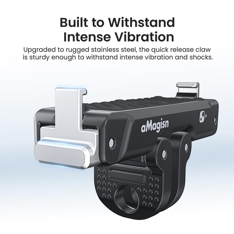 For Insta360 Go Ultra Camera aMagisn Metal Quick Release Magnetic Adapter With 1/4-inch Threaded Hol