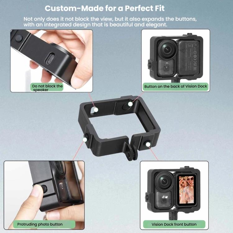 For DJI Osmo Nano Camera Plastic Cage Extended Protective Frame