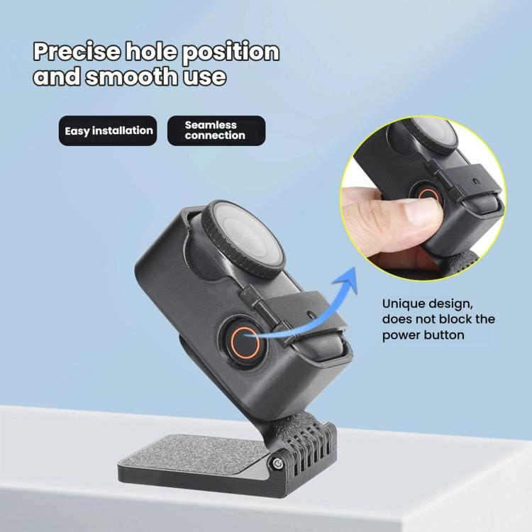For DJI Osmo Nano Camera Magnetic Backplate Desktop Stand Vertical Holder